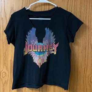 AEO black journey shirt